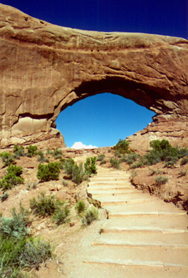 arches nat'l park, window arch